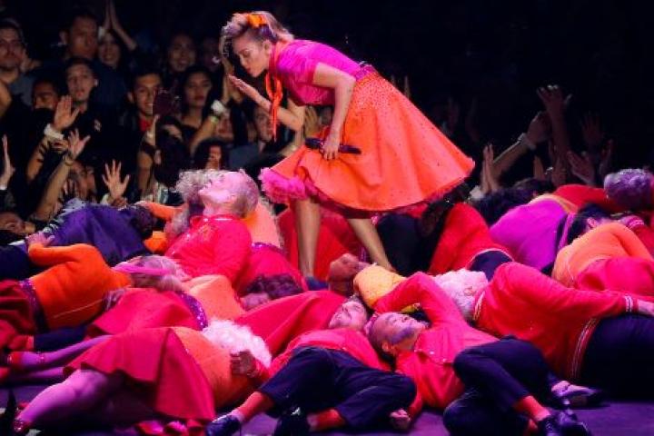 Miley Cyrus en los MTV Video Music Awards.