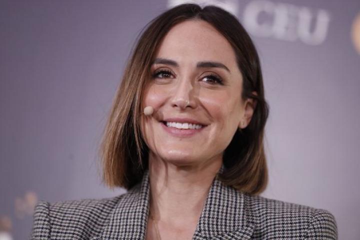 Tamara Falcó durante una presentación el pasado 11 de mayo en Madrid.
