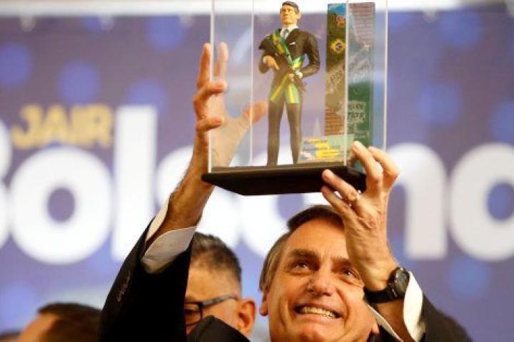El candidato presidencial brasileño, Jair Bolsonaro.