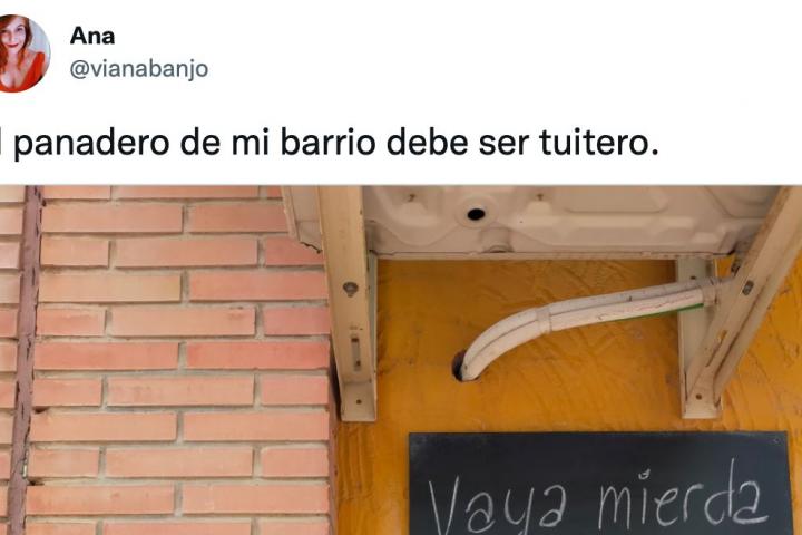 Un panadero de Murcia triunfa con el cartel que ha colgado en su negocio.