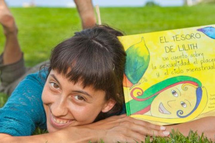 Carla Trepat, con su libro 'El tesoro de Lilith'