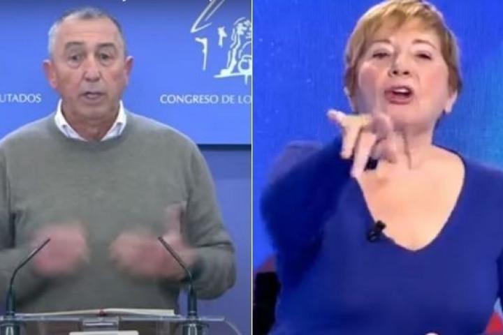 Joan Baldoví y Celia Villalobos.