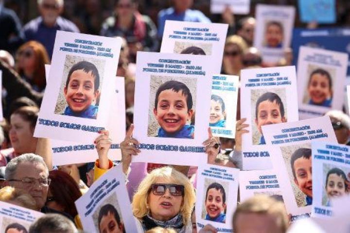 Concentración en las calles de Almería por Gabriel Cruz, el pasado 3 de marzo.