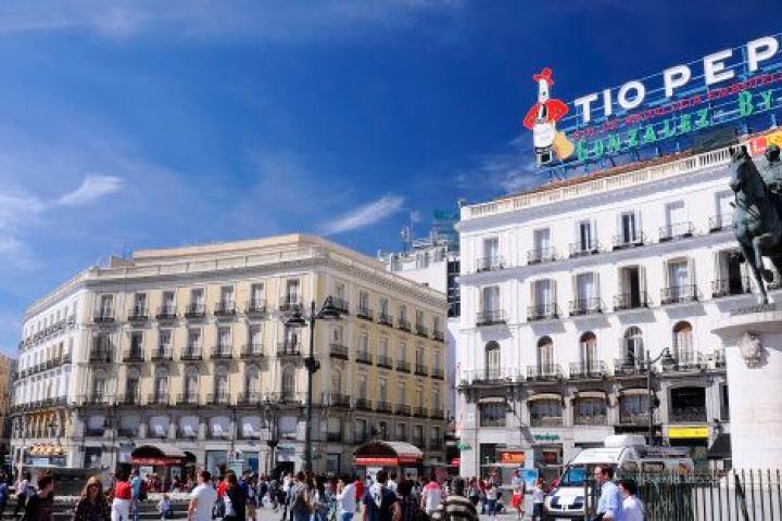 La Puerta del Sol de Madrid, en una imagen de archivo tomada en 2015.