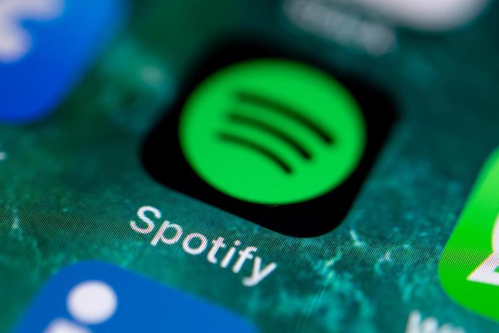 El logo de la aplicación de música en streaming Spotify.