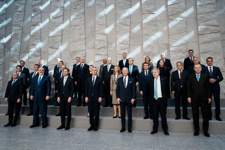 Foto de familia en la cumbre de la OTAN