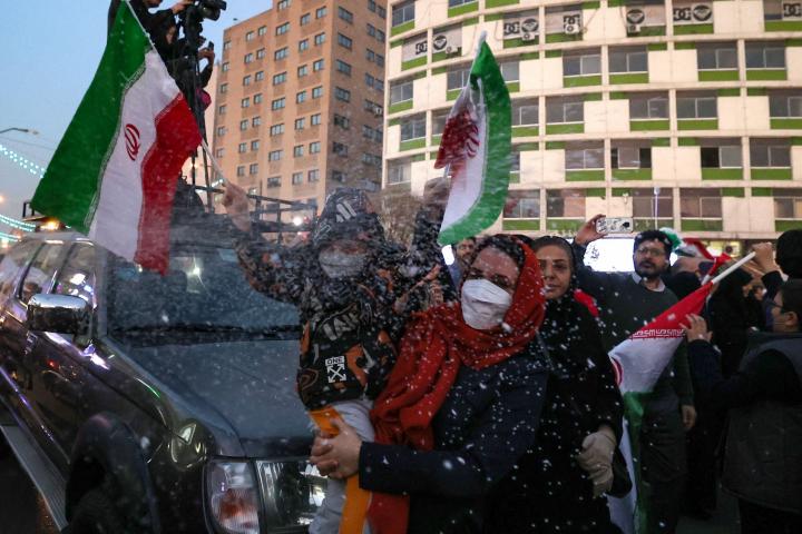 Fiesta en Teherán tras la histórica victoria de Irá