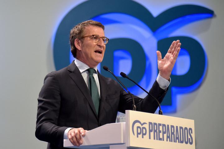 Alberto Núñez Feijóo, presidente del PP.