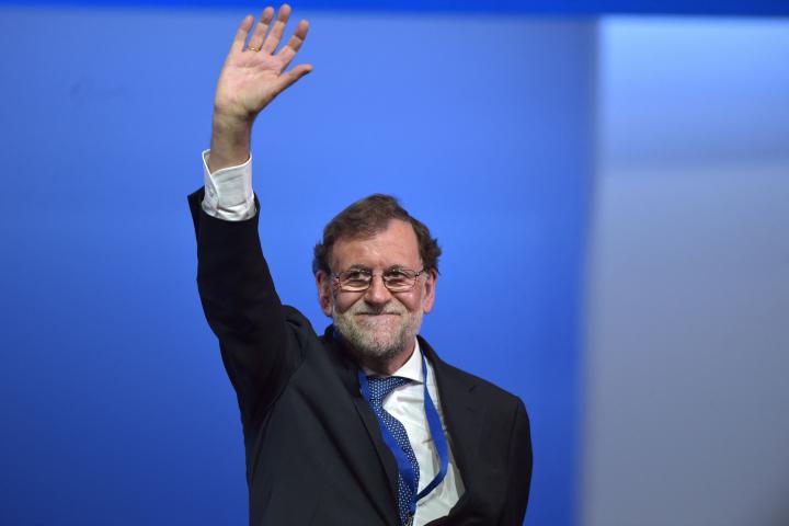 Mariano Rajoy, en el Congreso del PP.