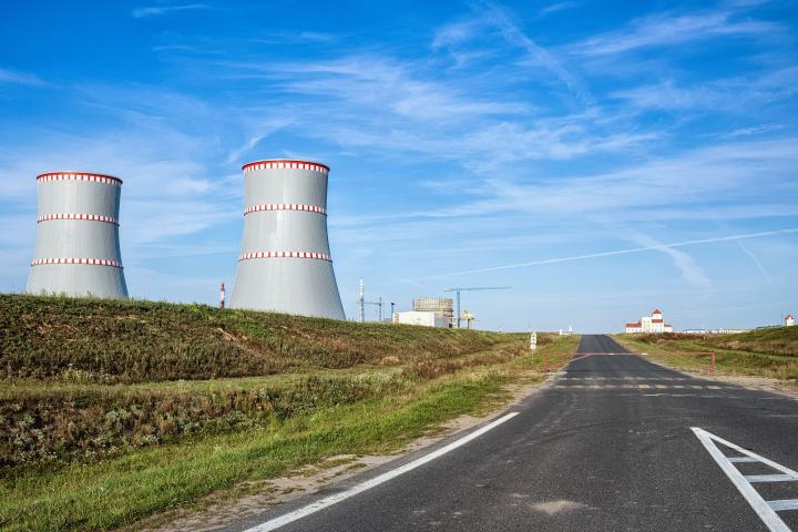 La central nuclear de Astravets, en Bielorrusia.