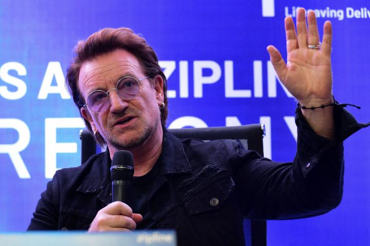Bono, cantante del grupo U2, en una imagen de archivo. 