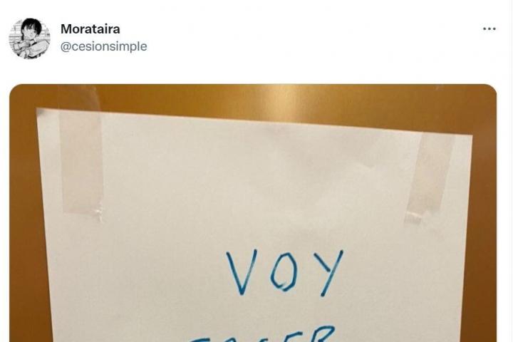 El cartel viral de una reforma.