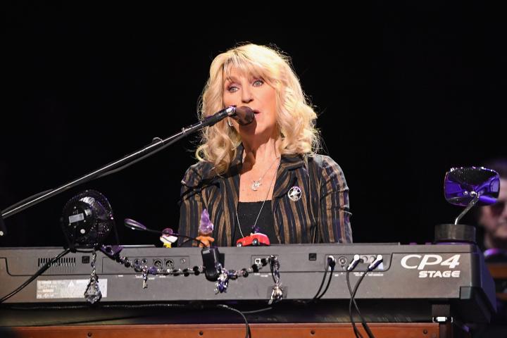 Christine McVie, en concierto con Fleetwood Mac