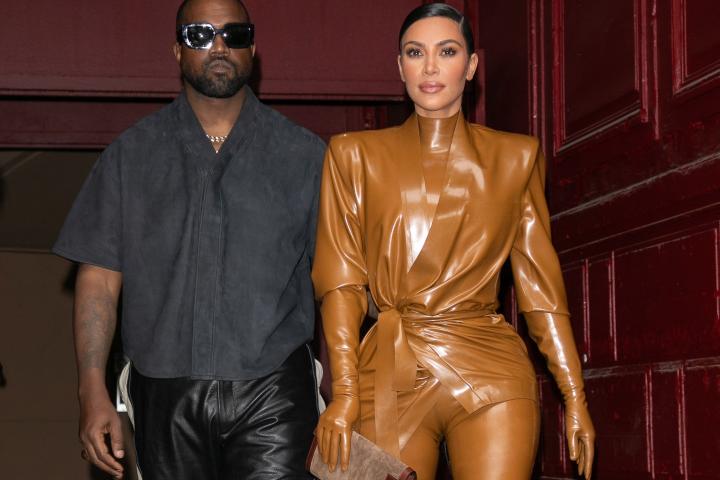 Kanye West y Kim Kardashian en una imagen de archivo.
