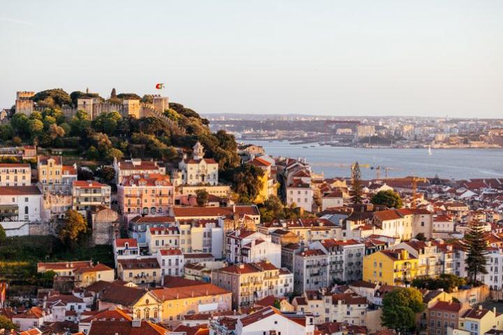 Vista panorámica de Lisboa desde uno de sus miradores.