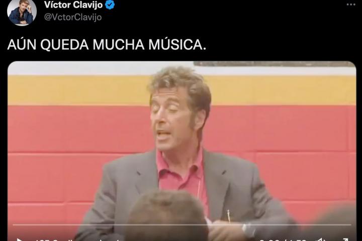 El vídeo del actor Víctor Clavijo.