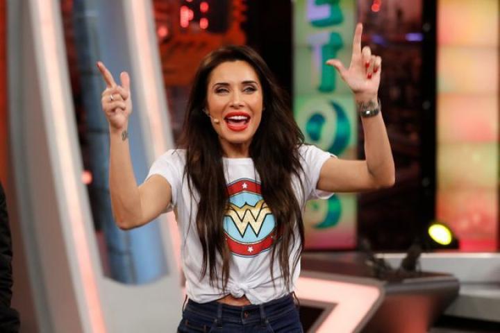 Pilar Rubio en el plató de 'El Hormiguero'.