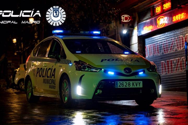 Un coche de la Policía Municipal de Madrid.
