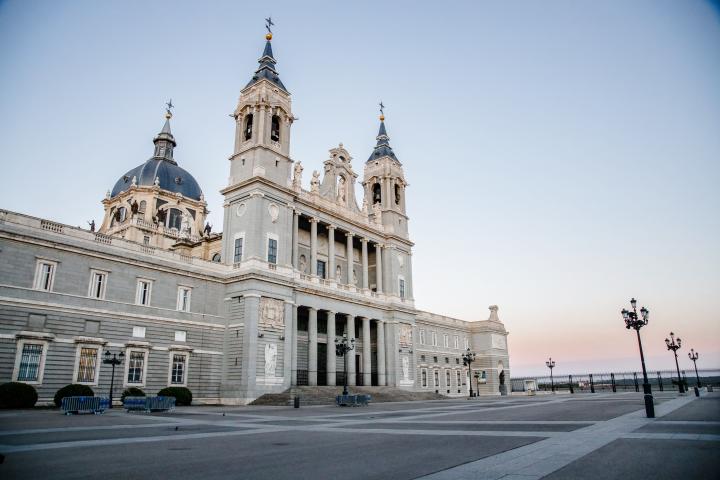 Foto de archivo de la Catedral de la Almudena, en Madrid.