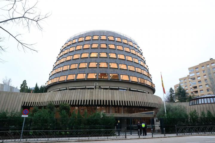 Vista del Tribunal Constitucional en Madrid.