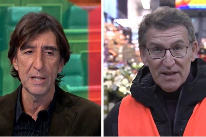 Benjamín Prado y Alberto Núñez Feijóo.
