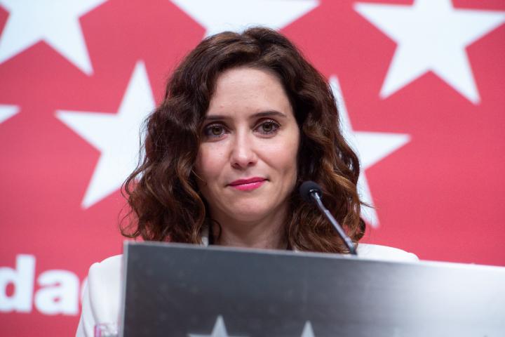 Isabel Díaz Ayuso, presidenta de la Comunidad de Madrid.