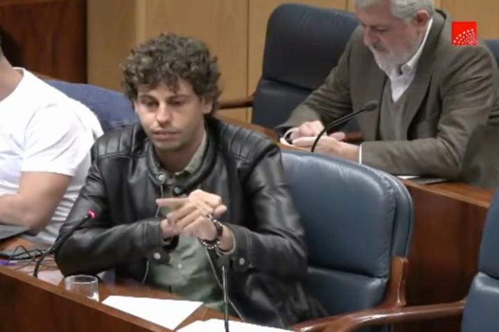 Javier Guardiola, en la Comisión de Juventud.