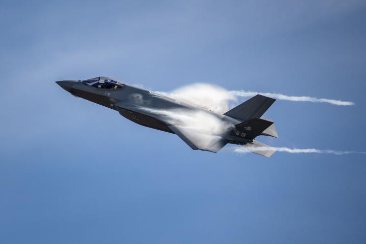 Un caza F-35 de Lockheed Martin en una imagen de archivo