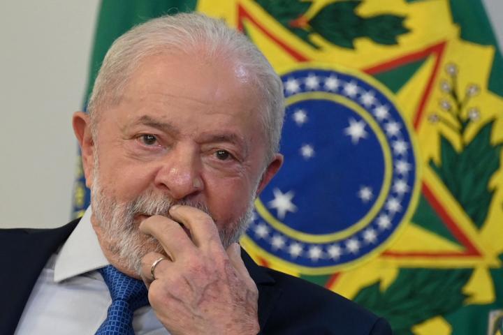 Luiz Inacio Lula da Silva, el 11 de enero, en un encuentro con parlamentarios en el Palacio presidencial de Planalto, en Brasilia. 