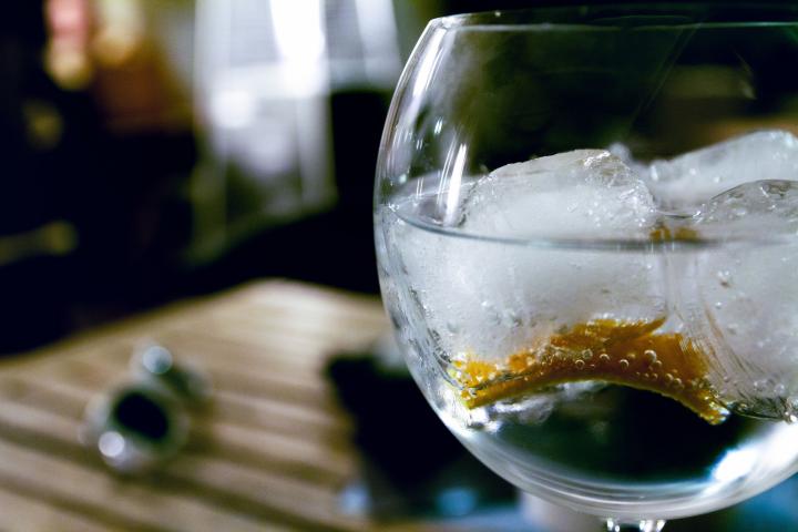 Gin Tonic in a bar