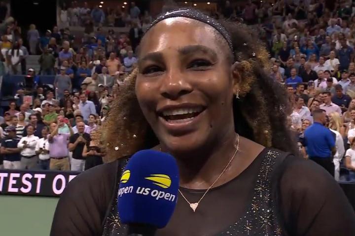 Serena Williams, en su entrevista postpartido.