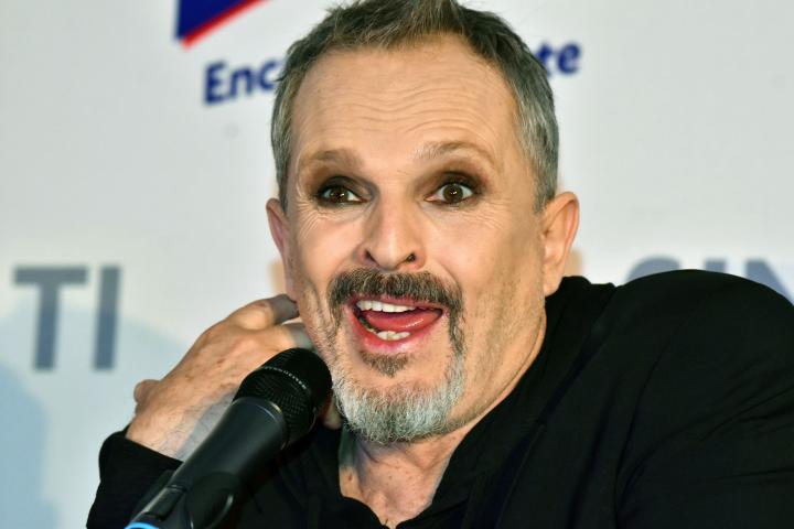 Miguel Bose talks during a press conference to launch the short film ' Sin Ti ' at St. Regis Hotel on May 03, 2019 in Mexico City, Mexico (Photo by Carlos Tischler/NurPhoto via Getty Images)