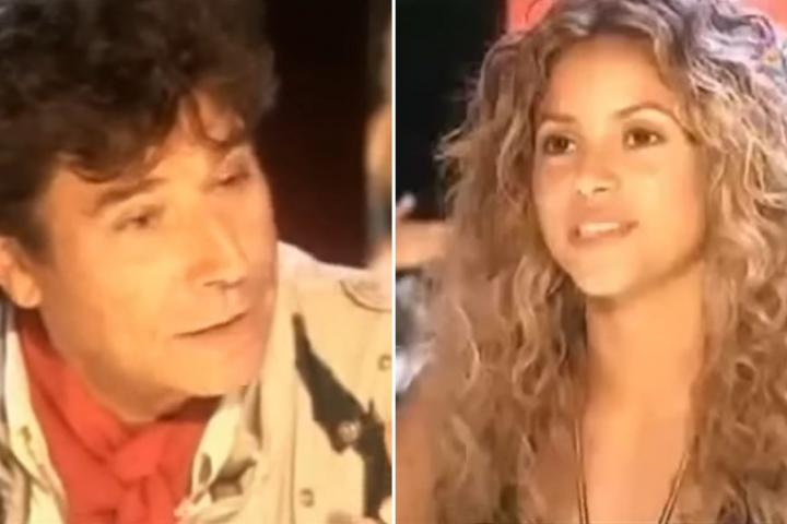 Foto de archivo de la entrevista de Jesús Quintero a Shakira.