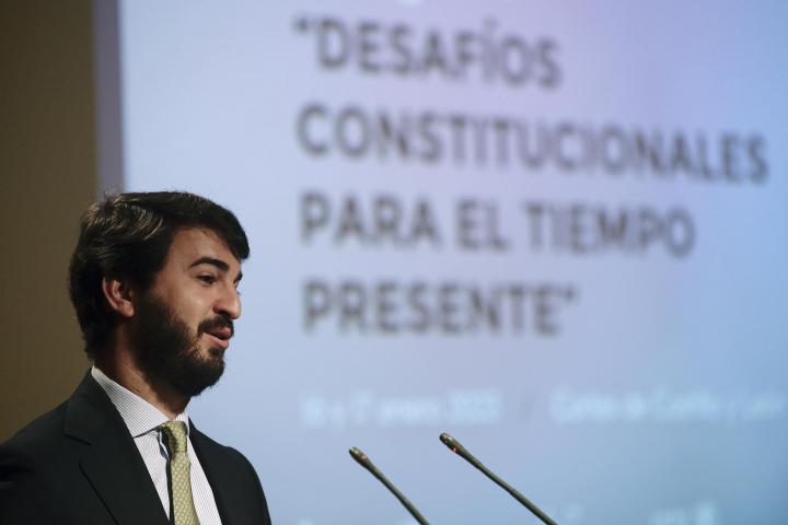 El vicepresidente de la Junta de Castilla y León, Juan García-Gallardo
