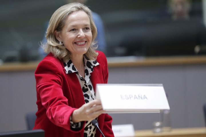 La vicepresidenta primera y ministra de Economía, Nadia Calviño.
