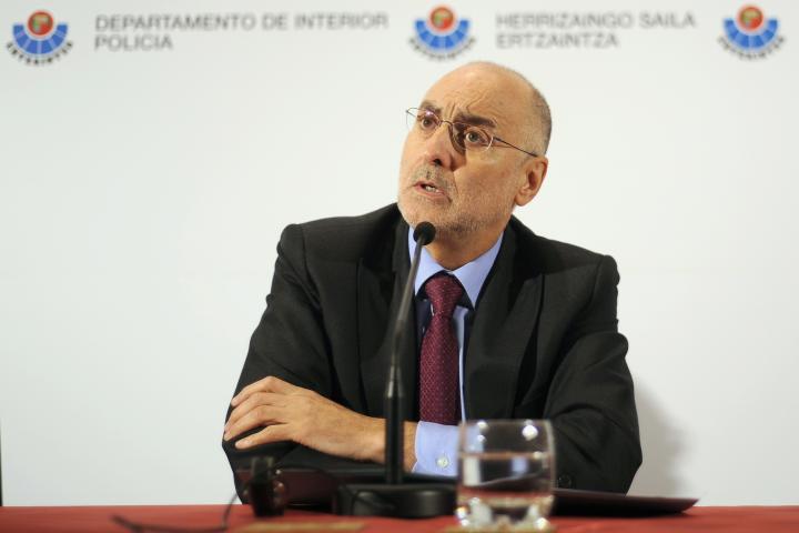 El exconsejero de Interior del Gobierno Vasco, Rodolfo Ares