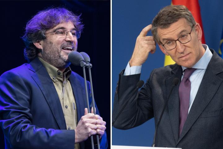 Jordi Évole y Alberto Núñez Feijóo.