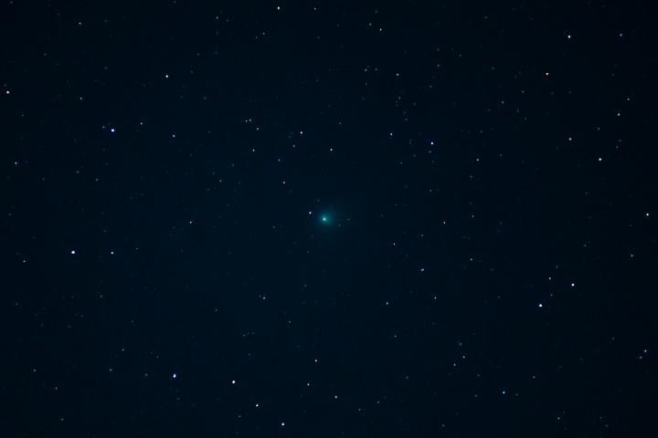 Foto de archivo de un 'cometa verde'.