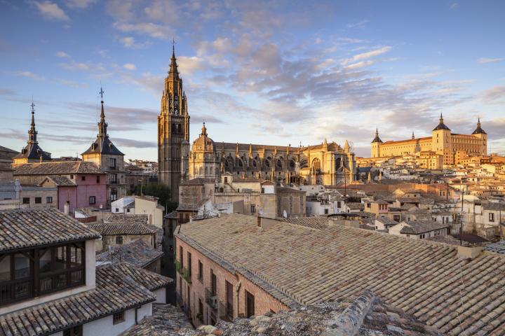 Vista de la ciudad de Toledo.
