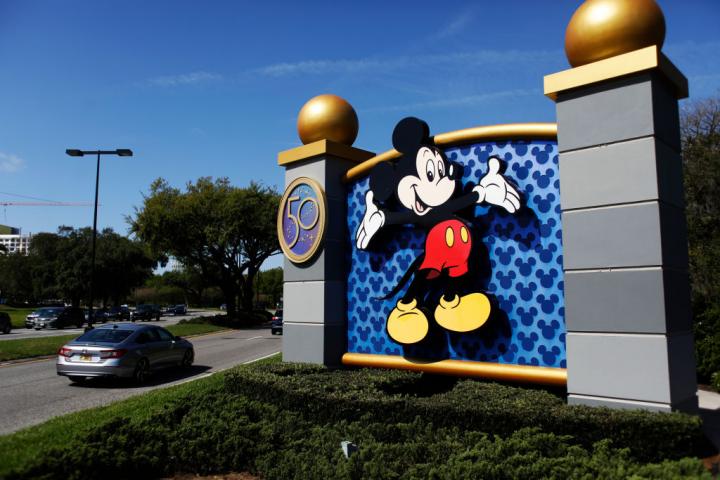 Entrada del parque de Disney World en Florida