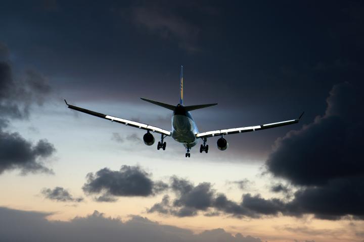 Un avión en una imagen de archivo