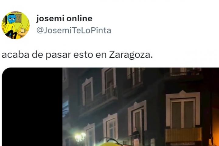Comparte en Twitter lo que se ha encontrado en el Carnaval de Zaragoza.