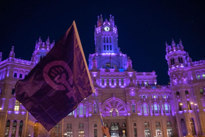 Manifestación por el 8-M en Madrid