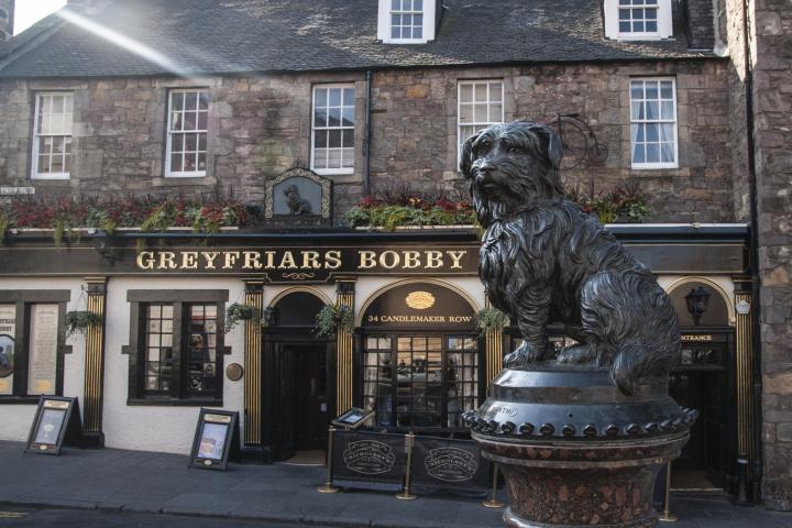 El perro Greyfriars Bobby.