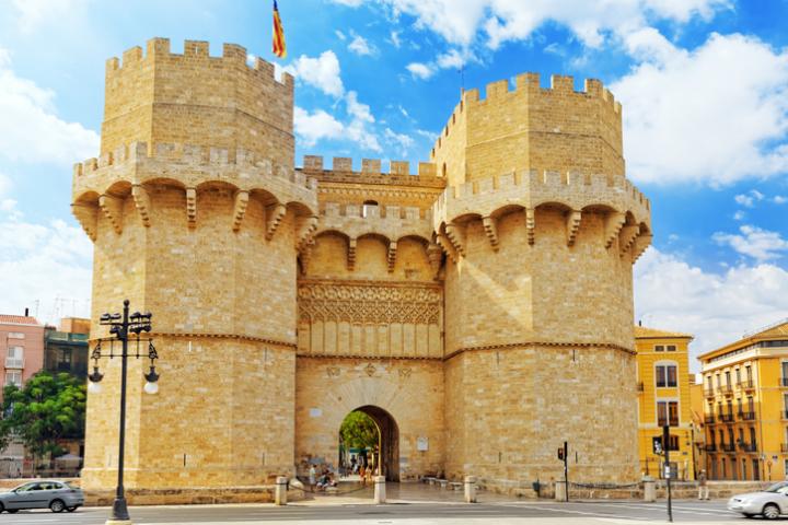 Las Torres de Serrano de Valencia.