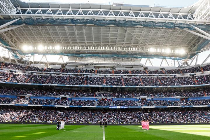 Imagen del estadio Santiago Bernabeu.