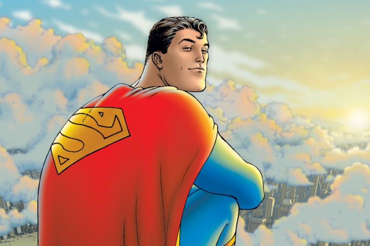 Imagen de Superman compartida por James Gunn en su cuenta de Twitter