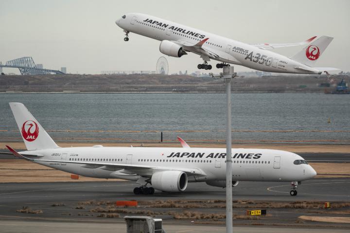 Un avión de Japan Airlines