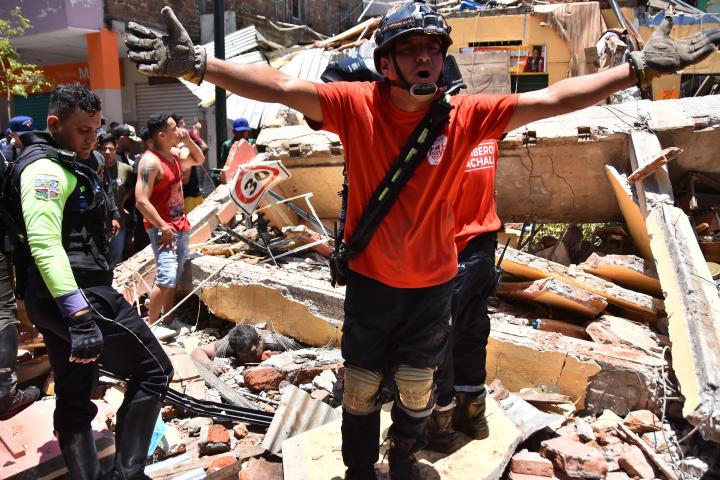 Terremoto en Ecuador.