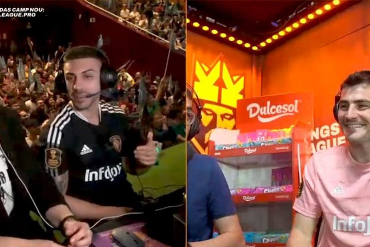 DjMariio e Iker Casillas en la Kings League